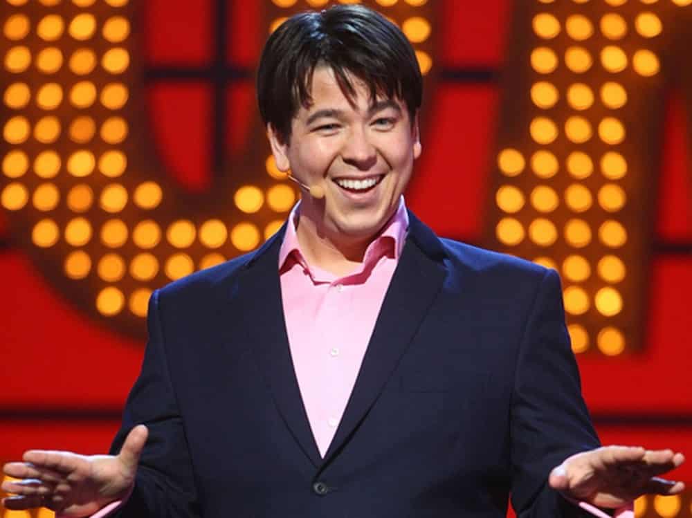 Michael McIntyre at a stand up show