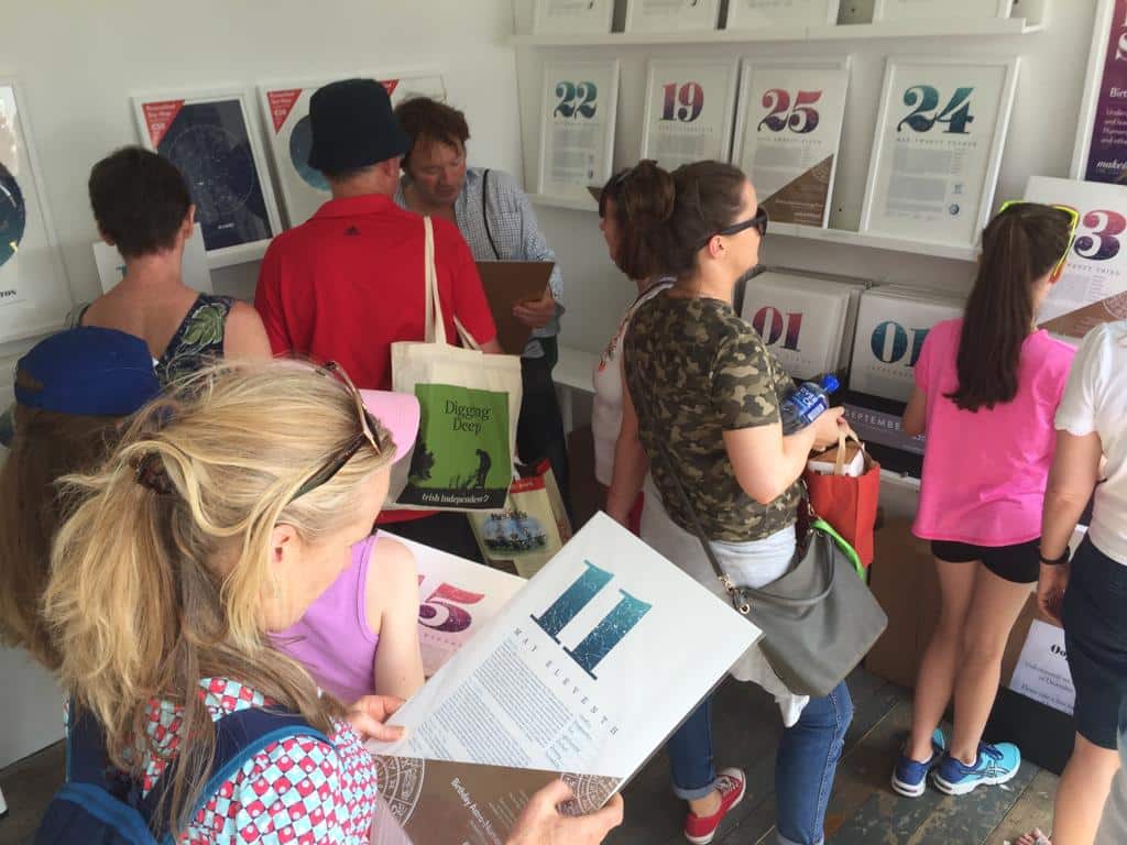 People looking at our products at Bloom 2018