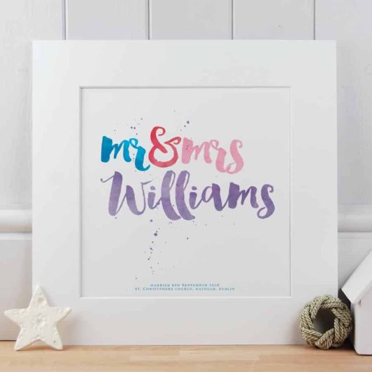 Mr & Mrs - Art print