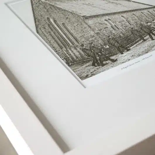 Church Pencil Sketch Print