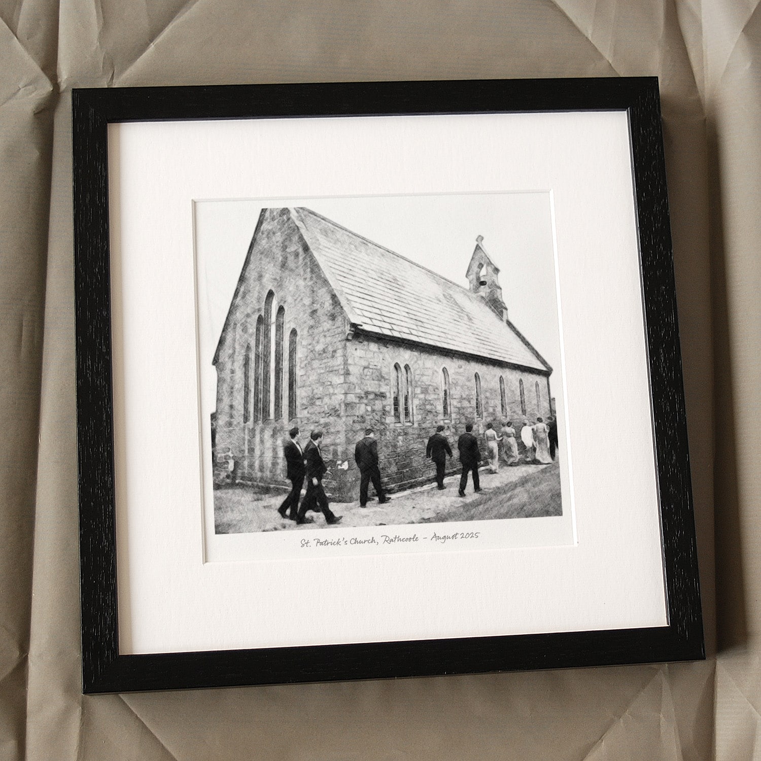 Church Pencil Sketch Print - Image 3