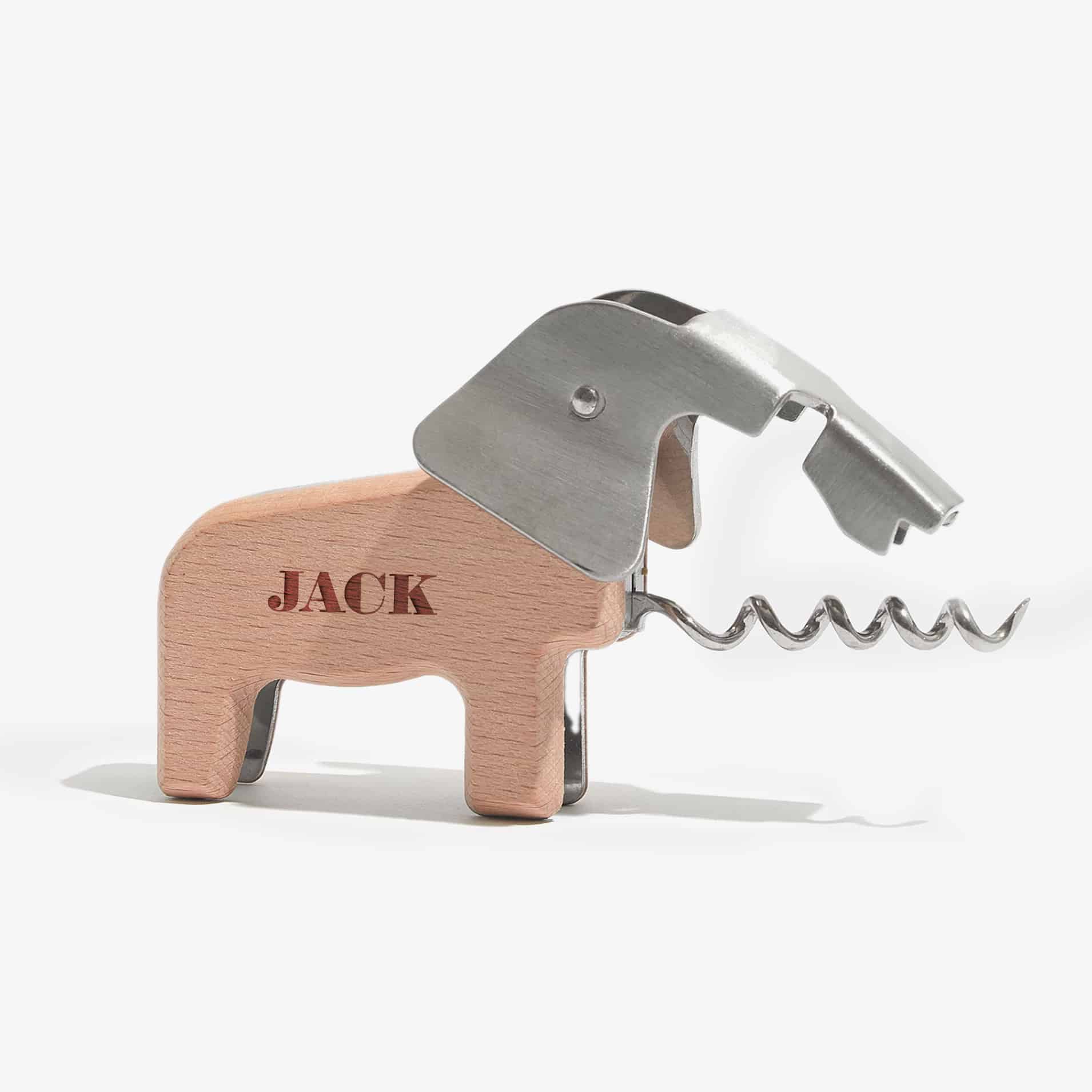 Elephant Corkscrew Personalised