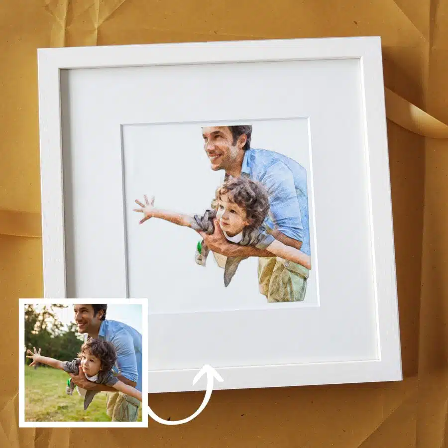 Father and Child Portrait