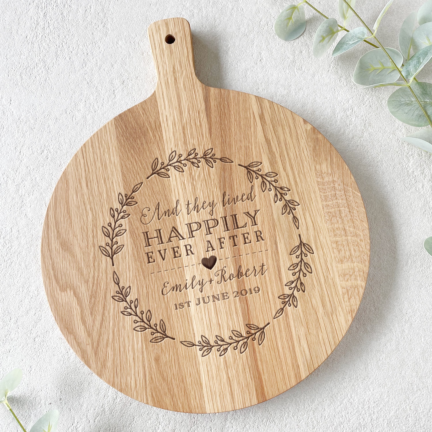 Happily Ever After Wedding Chopping board - Image 4