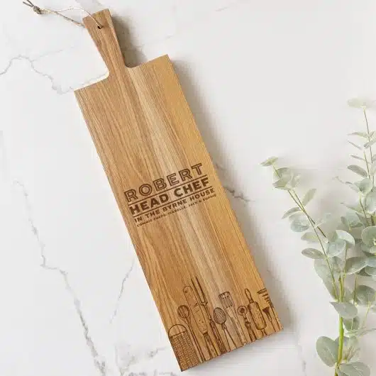 Head Chef Board Oak Long