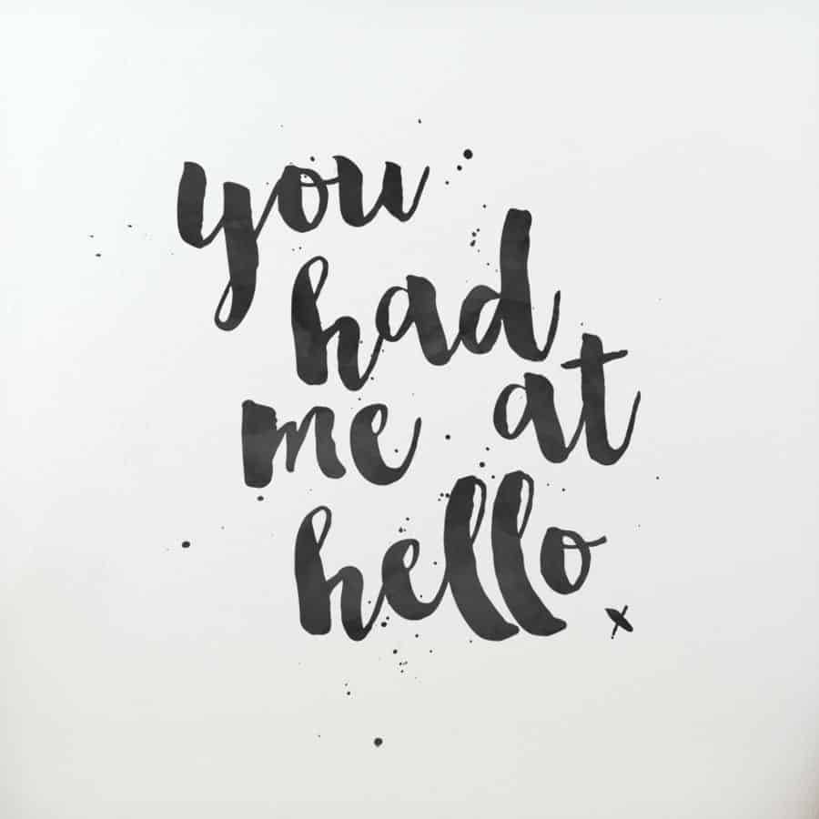 You had me at hello - Art print - Image 2
