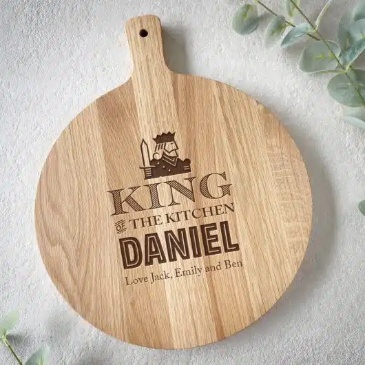 King of the Kitchen Board Oak Round