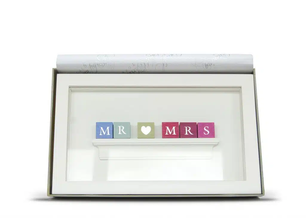 Personalised Wedding Gift, Engagement Gift or Anniversary Gift Personalised Frame