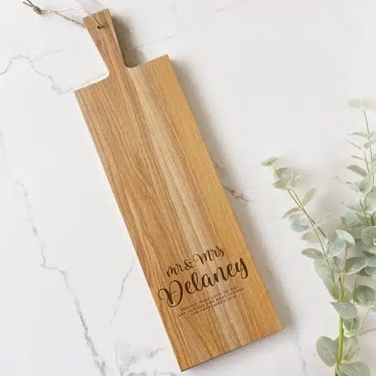 Mr&Mrs Board Oak Long