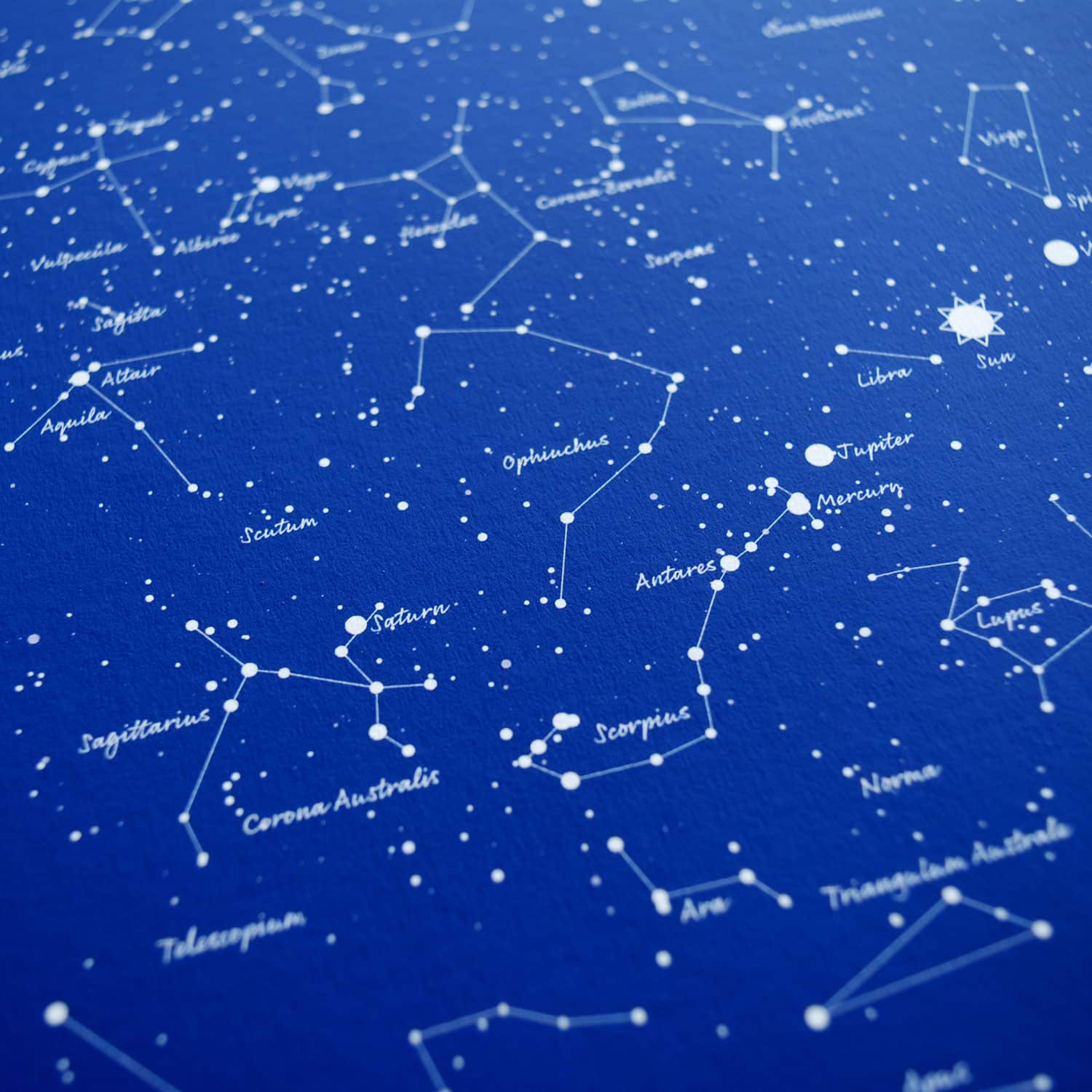 Personalised Wedding Gift Navy Map of the Stars