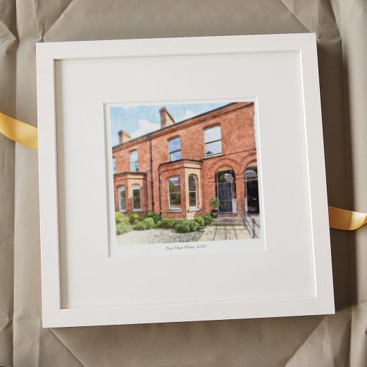 House Pencil Sketch Print