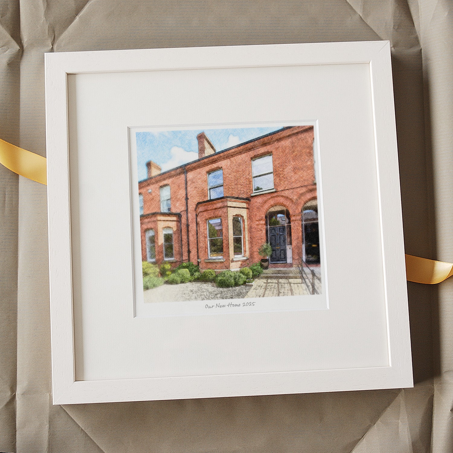 House Pencil Sketch Print