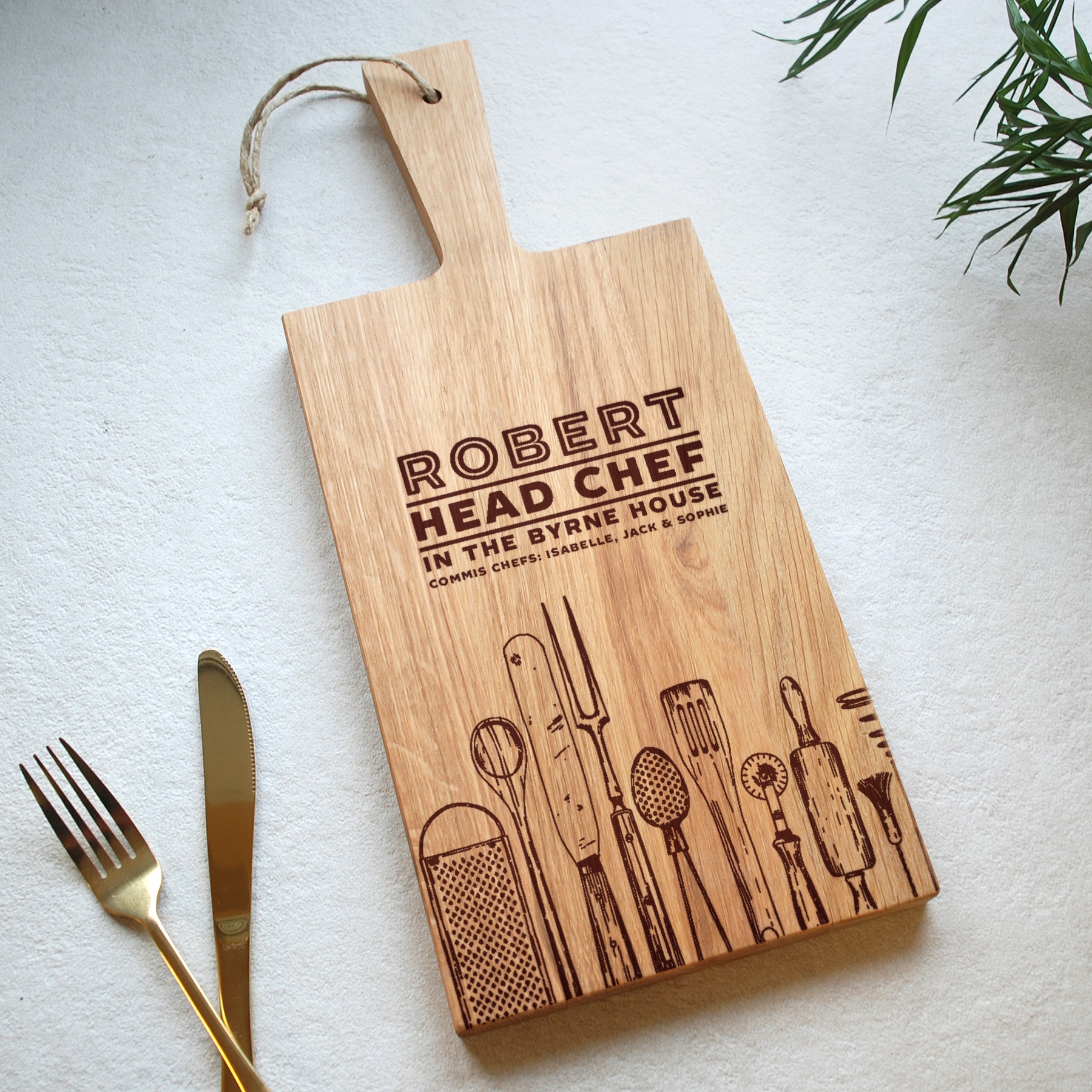 Oak Chopping Board for Chef