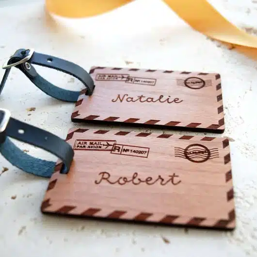 Airmail Luggage Tag Set