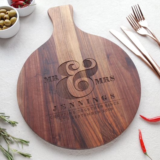 Personalised Wooden Wedding Gift