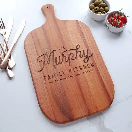 Personalised Wooden Family Kitchen Gift