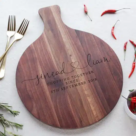Personalised Wooden Anniversary Gift