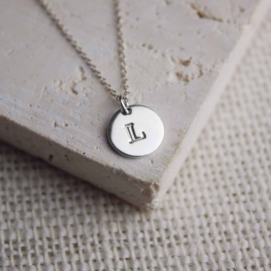 Personalised-Jewellery-Silver-Initial-Necklace