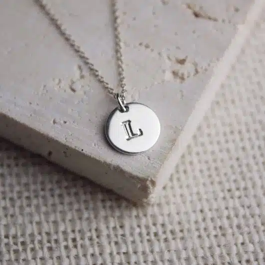 Personalised-Jewellery-Silver-Initial-Necklace