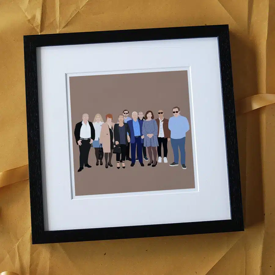 Pop Art Portrait 10 People