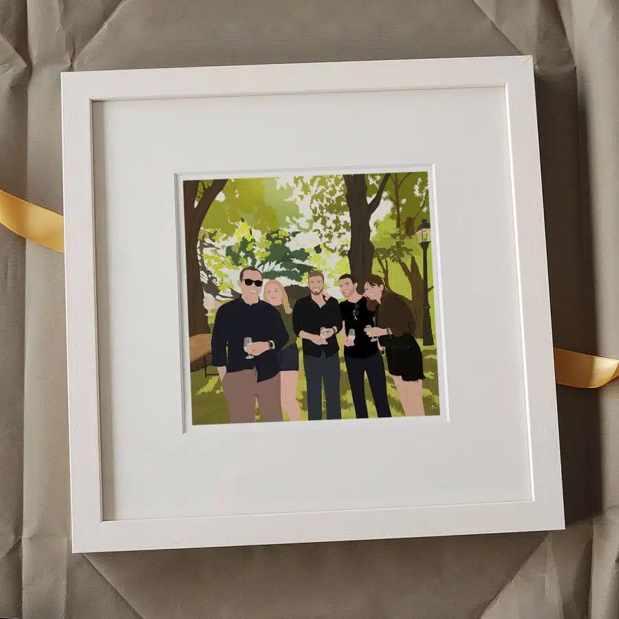 Pop Art Portrait 5 People