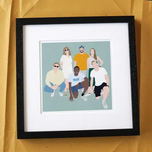 Pop Art Portrait - 6 People