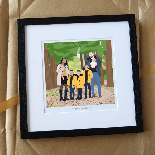 Pop Art Portrait - 7 People