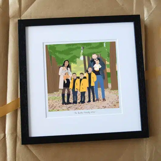 Pop Art Portrait - 7 People