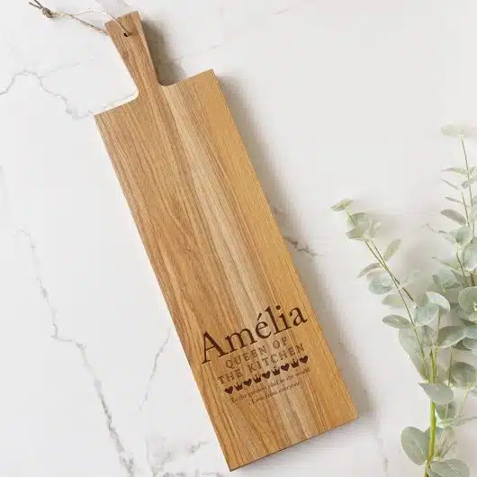 Queen of the Kitchen Board Oak Long