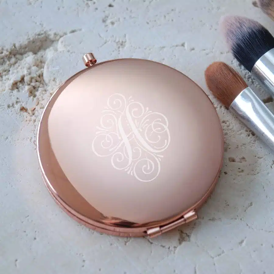 Rose gold Personlised Compact
