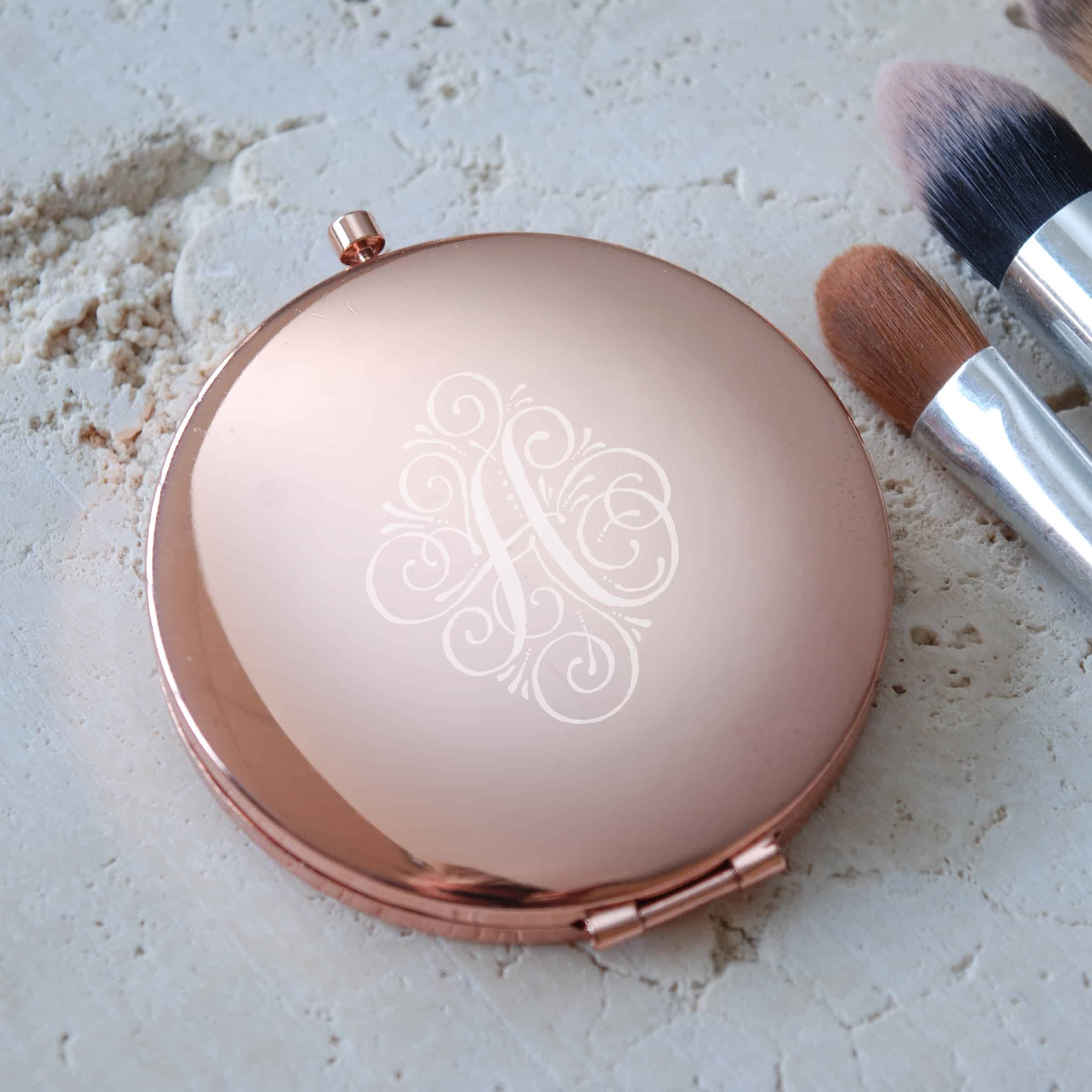 Rose gold Personlised Compact