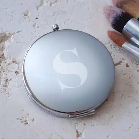 Personalised Silver Compact