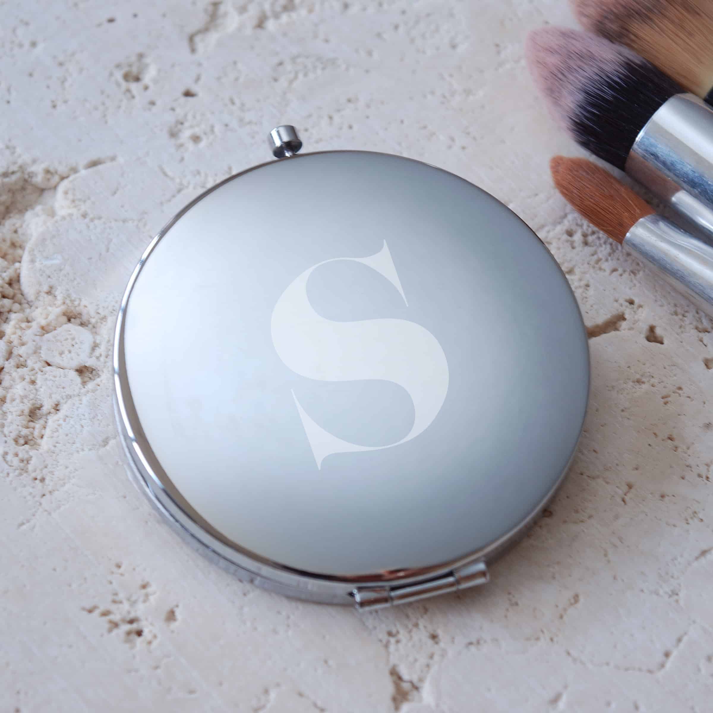 Personalised Silver Compact