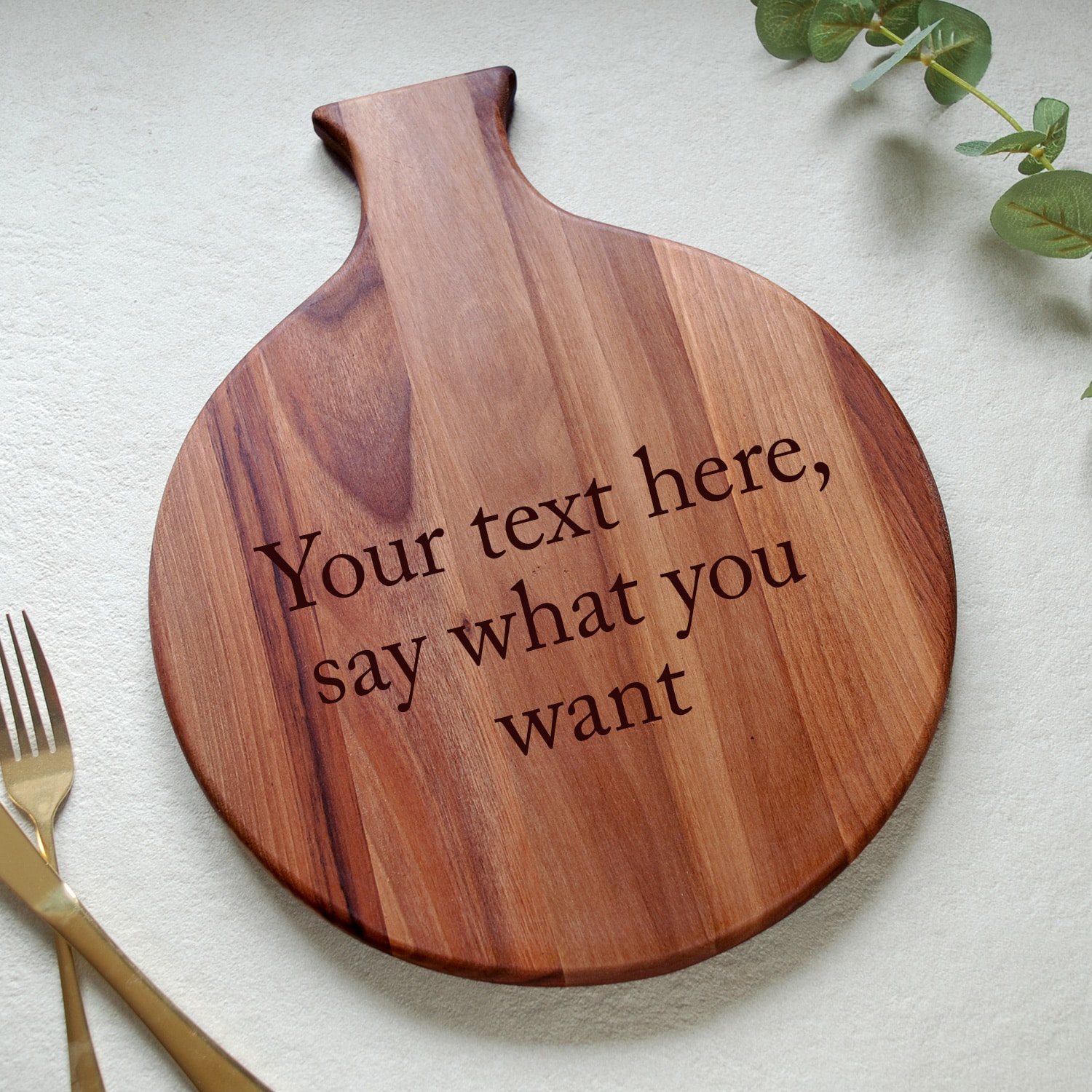 Personalised Your text Chopping Board