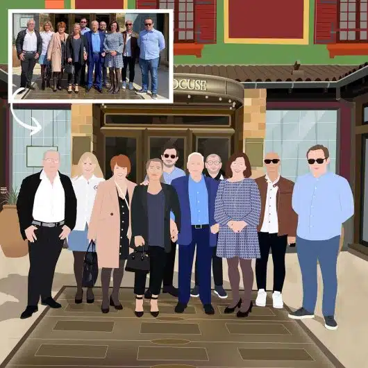 Pop Art Portrait 10 People