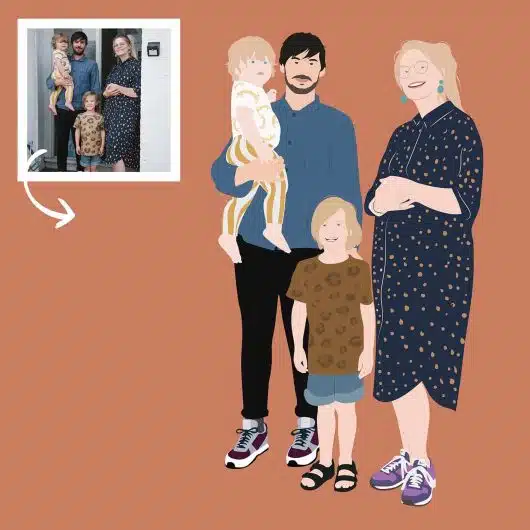 Pop Art Portrait 4 People