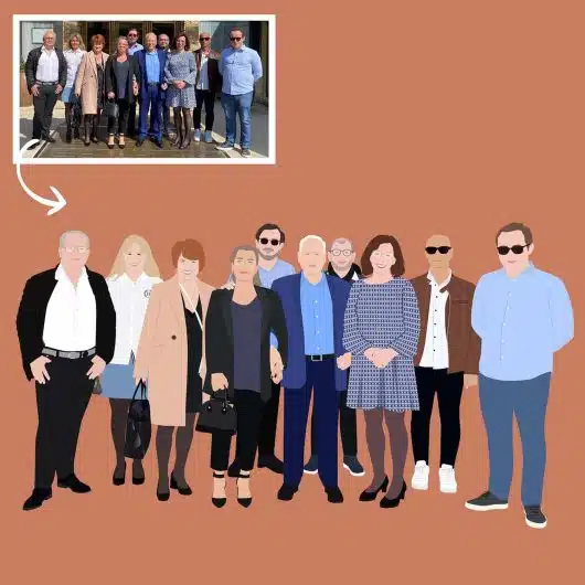 Pop Art Portrait 10 People