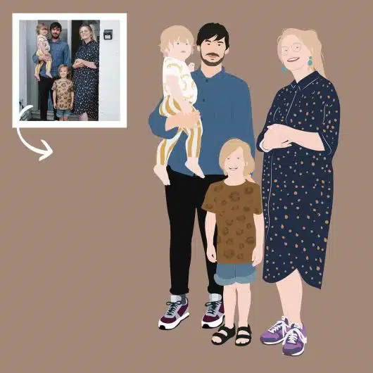 Pop Art Portrait 4 People